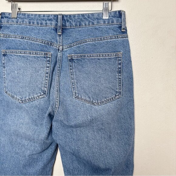 H&M Womens 6 Straight High Rise Jeans Medium Wash - Picture 11 of 13